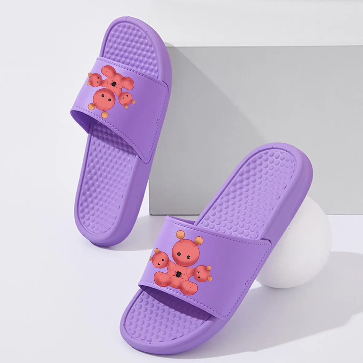 OEM Custom White Slides Footwear Sandal PVC,Design Logo Slippers Men Plain Blank Slide, Customized Logo Women Black PVC Shoes