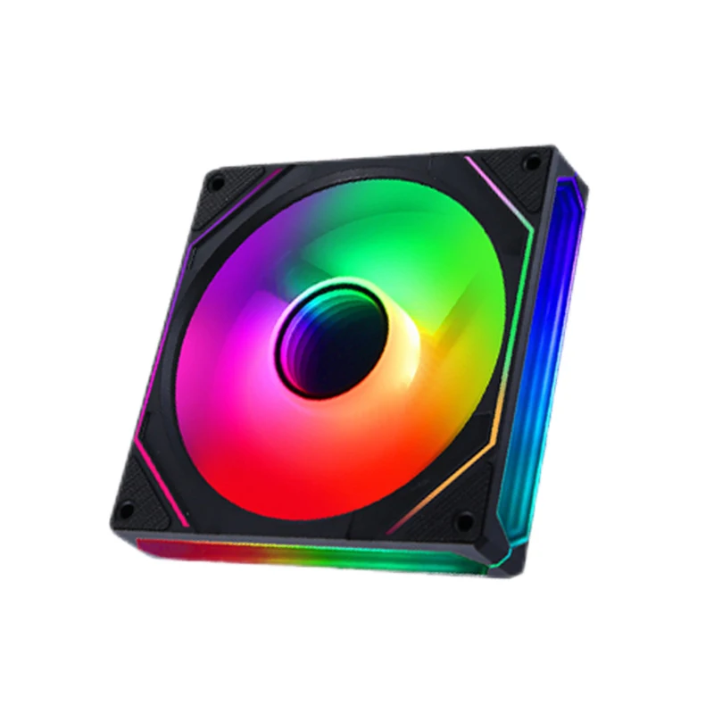 CPU Fans for PC Gaming Lovingcool Large Air Volume Computer Hydraulic Fan Cooler Magic Mirror Design Plastic RGB Fan 120mm