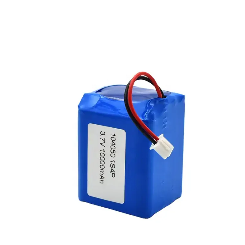 104050-1S4P 2500mAh 3 7 v 10000mAh 10Ah литиевые батареи с разъемом PCB и JST