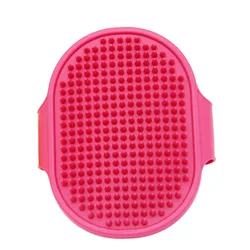 Wholesale pet cleaning and beauty products soft TPR rubber bath massage cat dog comb brush 2021