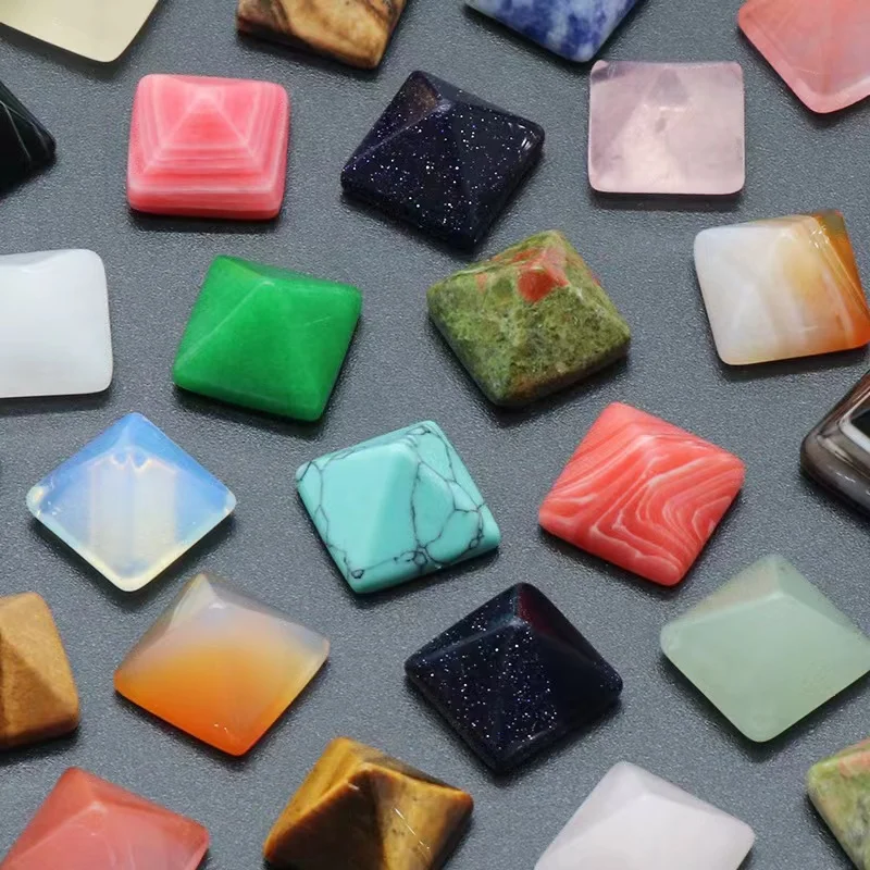 Hot Sale Wholesale Bulk Natural Crystal Semi Precious Gemstone Various Materials Orgone Pyramid Energy