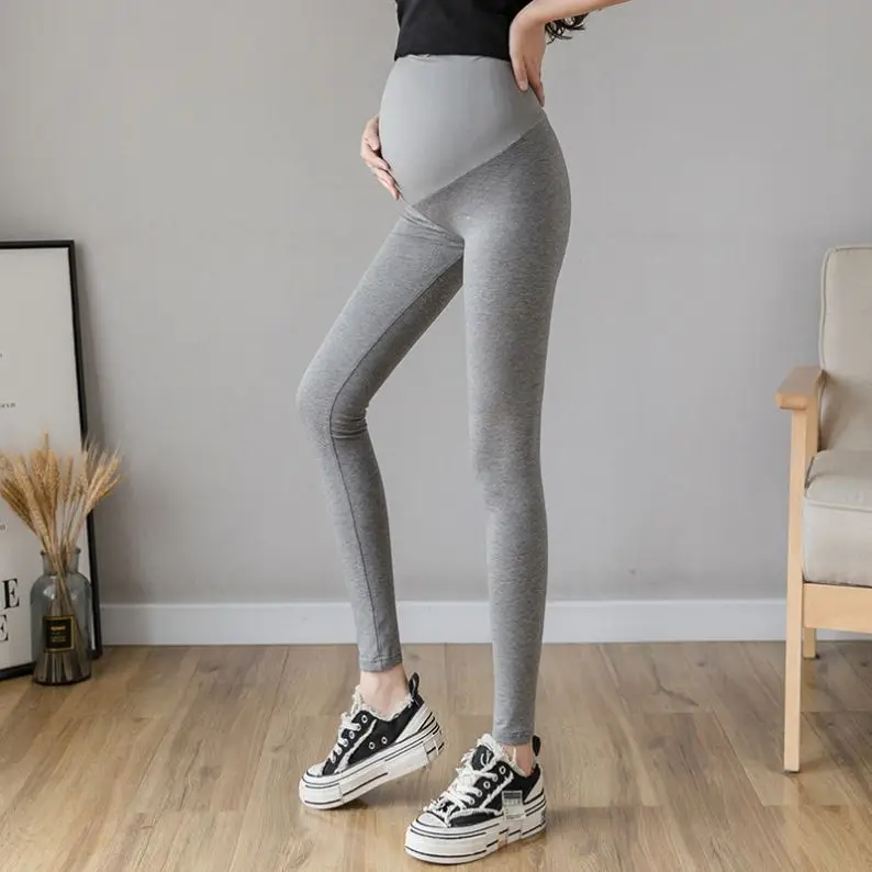 
maternity leggings low waist cross belly lift yoga exercise cropped pants 