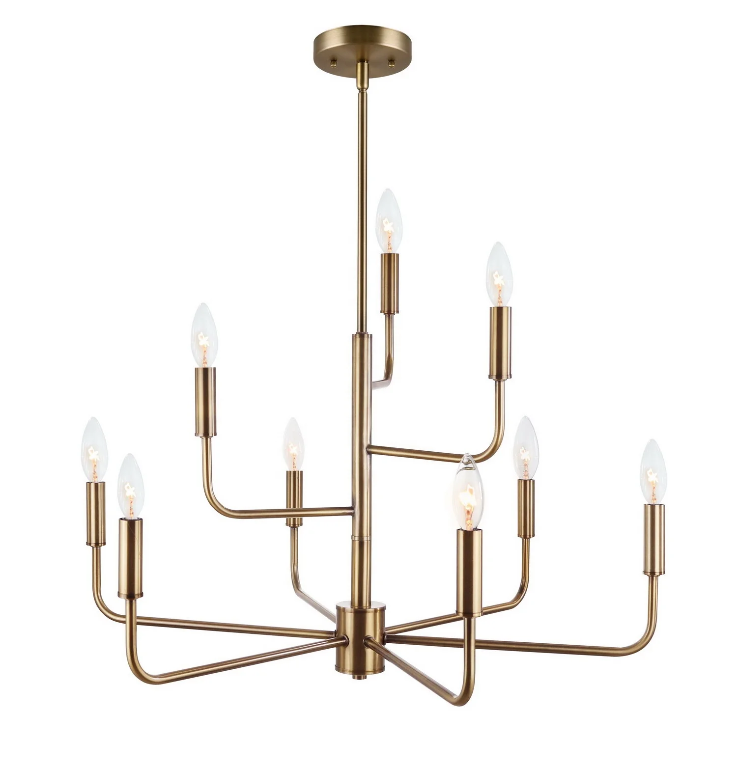 Гостиная лампа столовая освещение люстра свеча люстра современный дом декоративные огни