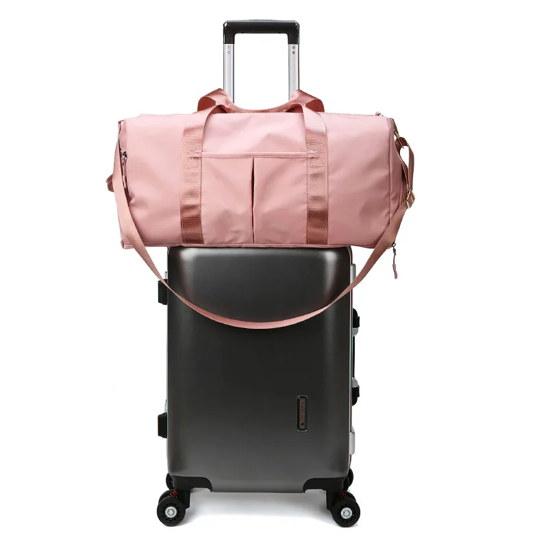 Female portable large capacity folding travel dry wet separation exercise fitness swimming yoga training bag
