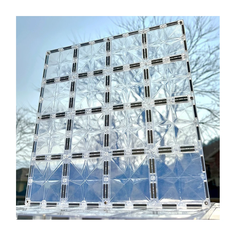 Mntl Star Giant Magnetic Building Tiles Kids Educational Steam Toy Super Big Plate Magnetic Block Tiles For Kids