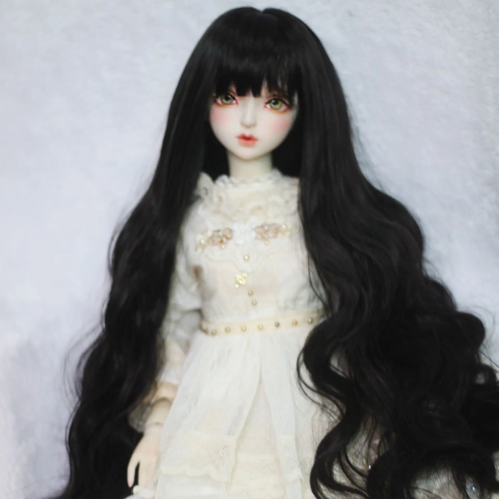 Hand Washable Dark Brown Fashion American Girl Doll Wig Bjd Sd Blyth  Dolls Wigs Hair Wefts Accessories Doll Wig Wholesale