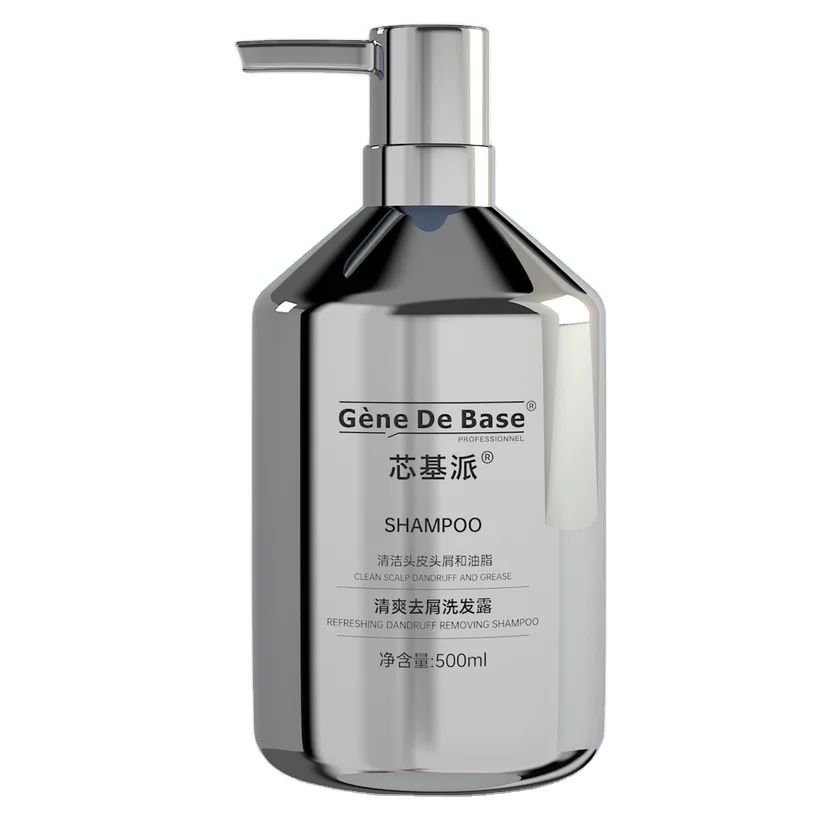 RTS private label Gene De Base hair product men professional salon hair shampoo and conditioner for men