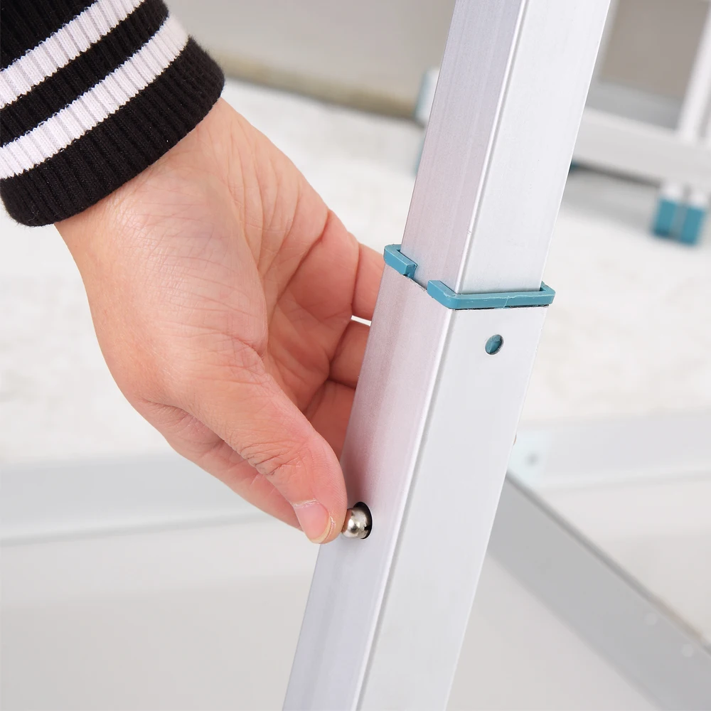 Aluminum Folding Table Chair Set Portable Outdoor Camping BBQ Car Exhibition Market Stall Furniture