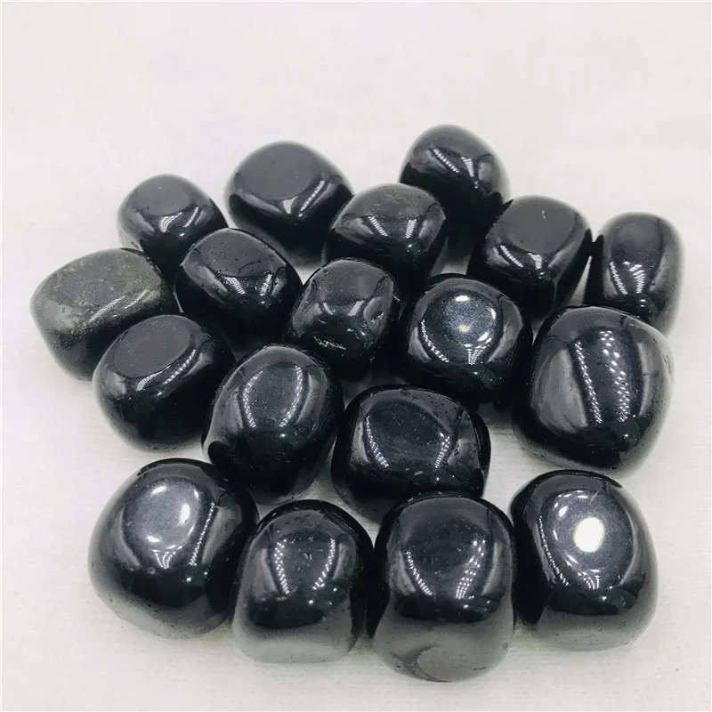 Wholesale bulk  healing crystals stone  black obsidian tumbled stones for decoration