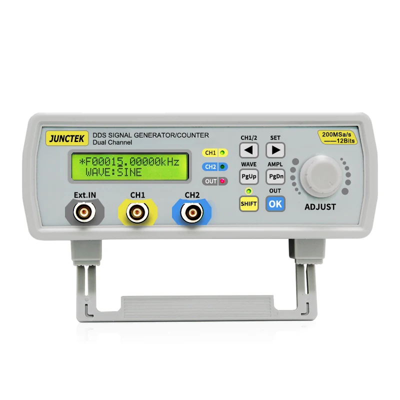 
JUNCTEK hot-sale 25MHz MHS5200A DDS pulse signal generator for medical equipment with EU plug type 