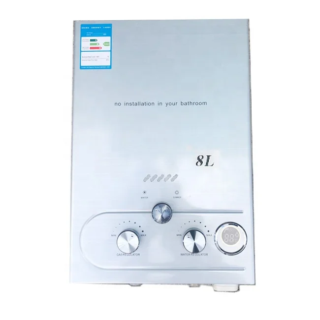 2021 cartonHigh quality LPG 8L gas water heater
