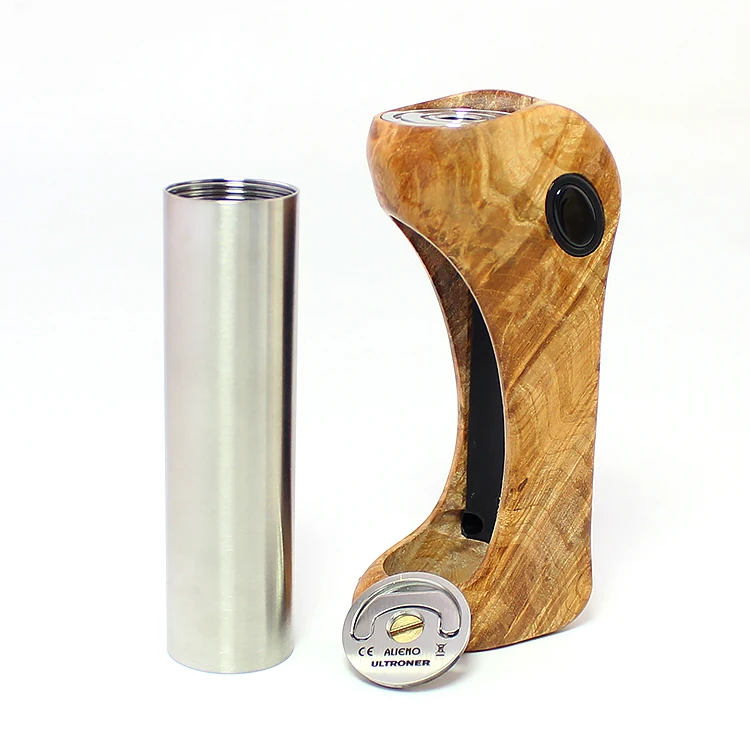  Электронная сигарета из дерева со стабилизацией Ultroner Alieno Box Mod набор микросхем DNA60 деревянного