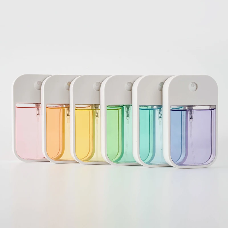 Refillable pocket mist alcohol spray bottle credit card spray hand sanitizer spray in bottles