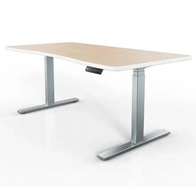 Factory direct sales  Home Office 2 tier Ergonomic Lifting Computer Desk Electric Adjustable Standing sit-stand desk