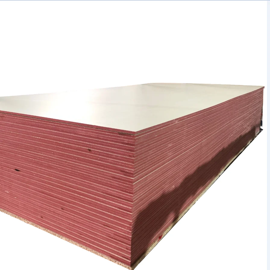 1830*3660MM Size Fireproof MDF Board 18mm  Plain MDF Wooden Grain Melamine  FR  Board