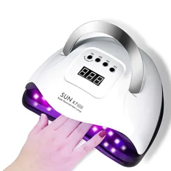 SUNX7 MAX 180W UV led nail Lamp 57 leds Fast Curing Gel Polish Nail Dryer with led uv lamp Timer Setting Smart Sensor Nail tool