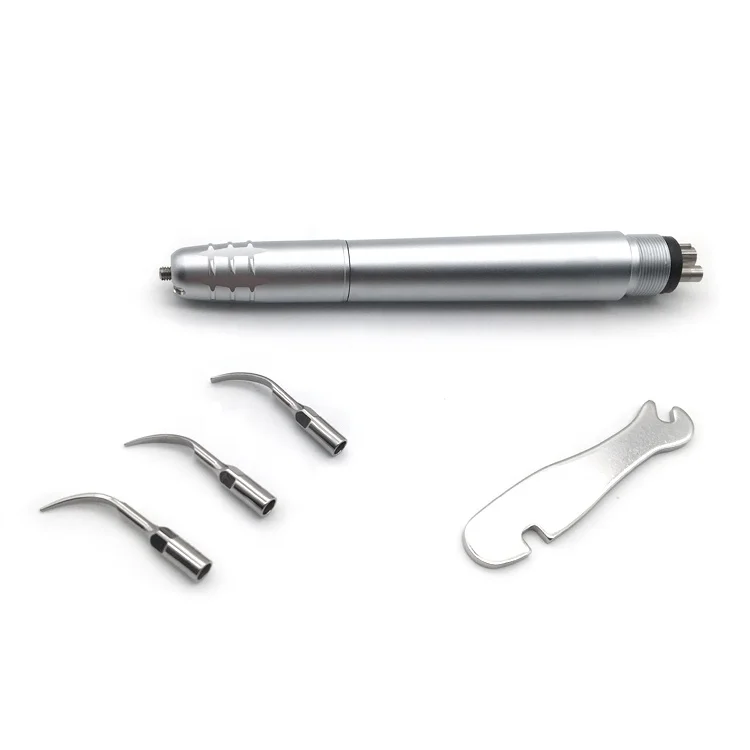 High Quality 2 / 4 holes Dental Air Scaler with 3 tips compatible with EMS / Woodpecker/dental scaler/handpiece dental