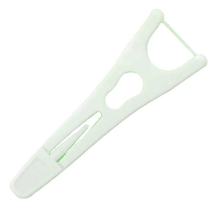 factory direct sales Teeth Whitening  packing Ps Handle Oem/odm Y Type Custom silk flosser UHMWPE unwaxed teeth oral care disposable portable