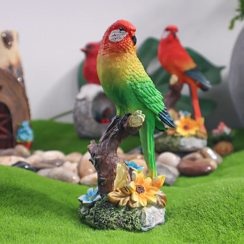 Custom American Animal statue ornament Resin Rooster Sculpture Custom Farm Garden hen frog bunny Chicken Figurine garden decor