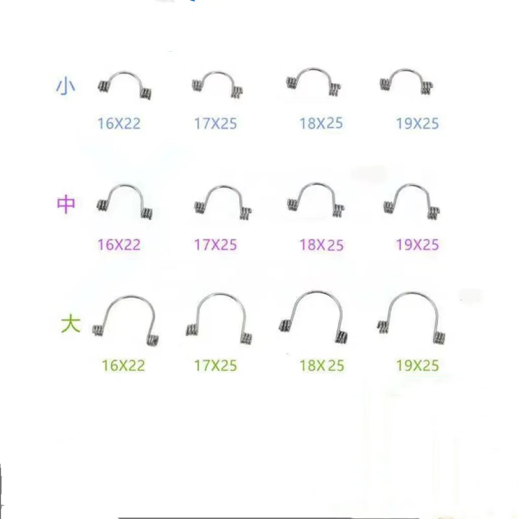 Dental Products Metal Bracket Orthodontic Single Rectangular Tooth Torquing Spring