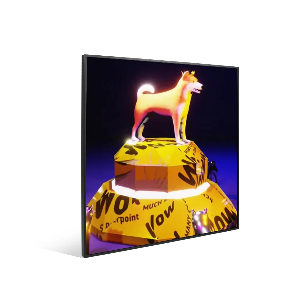 33 2 дюймовый Nft кошелек Smart Digital Photo Frame проверенный видео дисплей площадь с