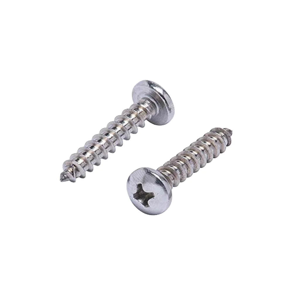Hot selling Stainless Steel AISI304 316 ANSI304 316  Plain Slotted Torx Cross Recess Triangular Pan Head Machine Screw