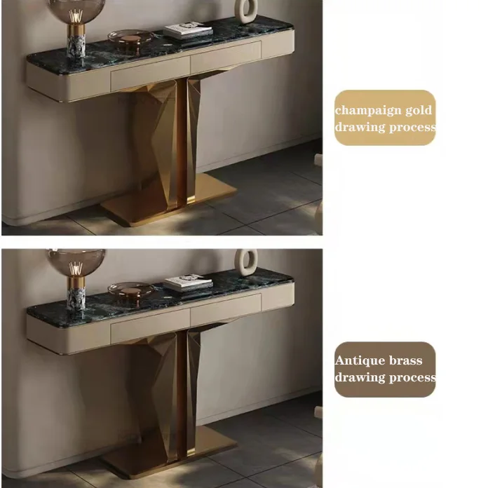 Hot sale  stainless  base console table