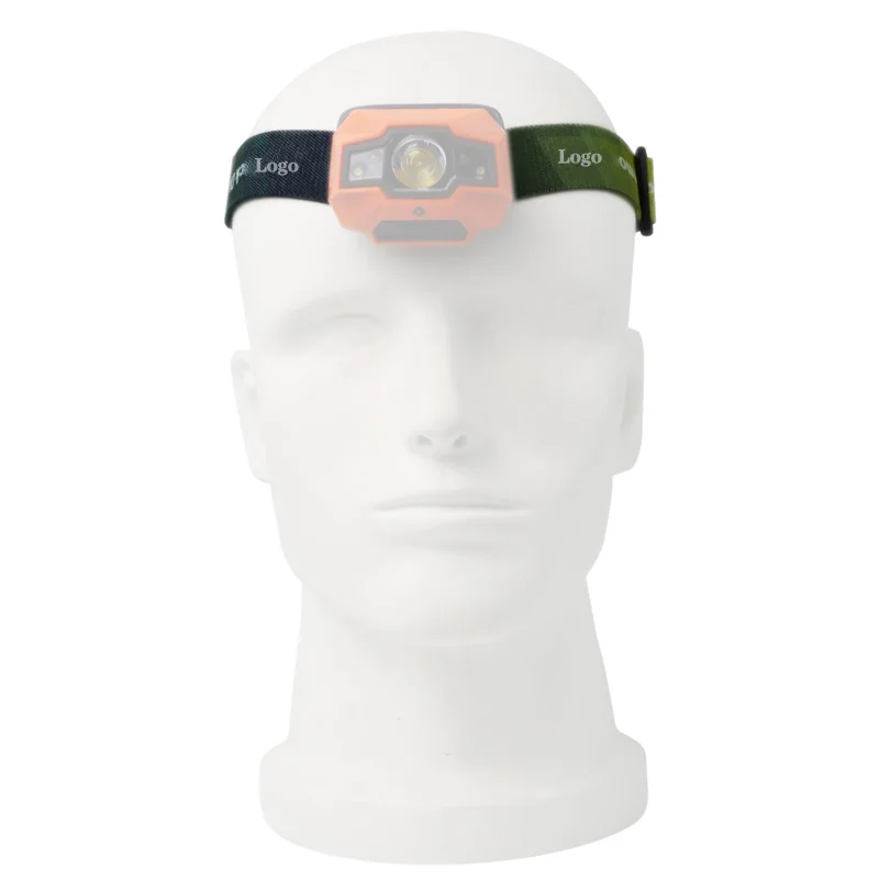 MOQ Custom Adjustable Nylon headlamp headband LED Climbing headlamp Headband Cycling Headlamp Headband Elastic