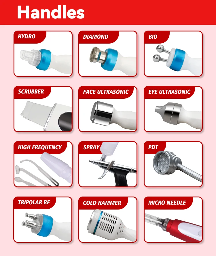 12 in 1  aqua professional hidrofacial hydrodermabrasion facial skin rejuvenation oxygeneoo spa equipment