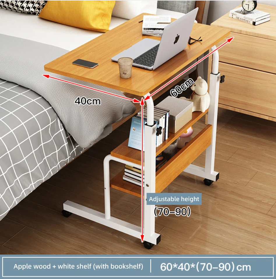 The Newest Wooden Laptop Stand Movable Table Home Office Mini Furniture For Working/Studying