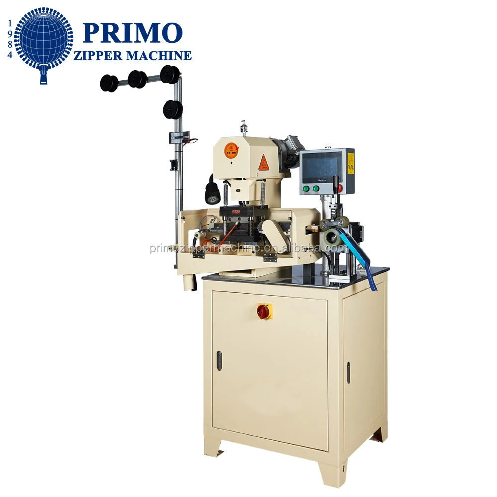 automatic long chain plastic zipper gapping machine zip gapping machine