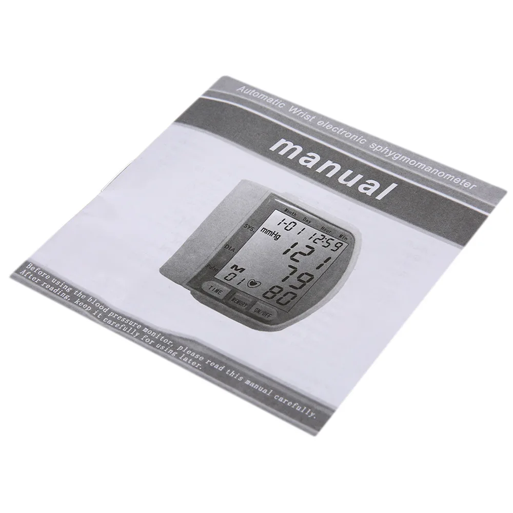 Medical Equipment Portable invasive Blood Pressure Monitor Electronic Digital Wrist Type Sphygmomanometer