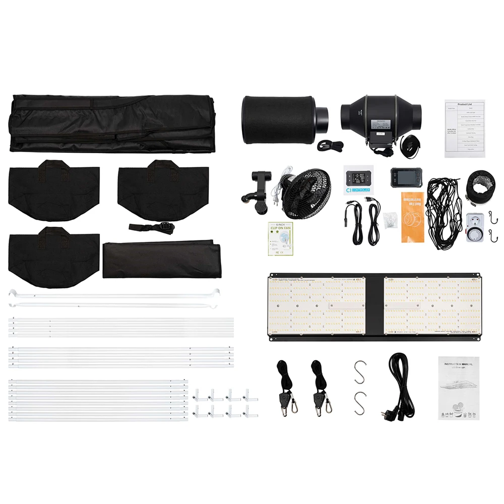 Набор для выращивания палаток с полным спектром 240 Вт