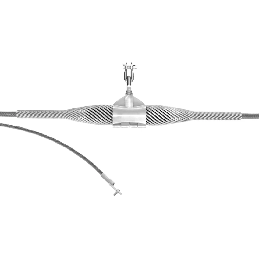 Top selling outer inner rods aluminium alloy wire  Preformed Rods Suspension Clamp for ADSS