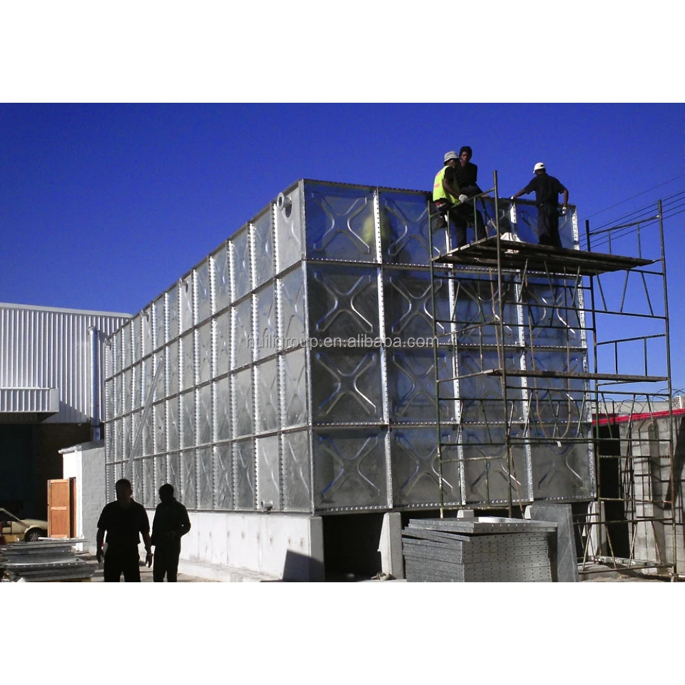 Hot Dipped Galvanized Steel Water Tower Tank Pressed Storage Steel Structure for Drinking Water Storage Tank
