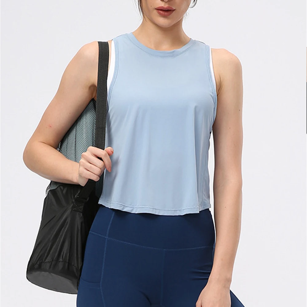 Women Gym Athletic Yoga Tops Sleeveless Activewear Singlet Workout Tank Tops Racerback Sports Shirts Running Vest