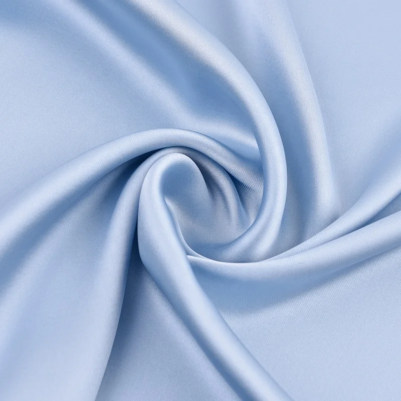 2025SS new Eco-friendly manufacture spot 63% Acetate 37% Polyester recycle sustainable fabric for nightwear skirt shirt