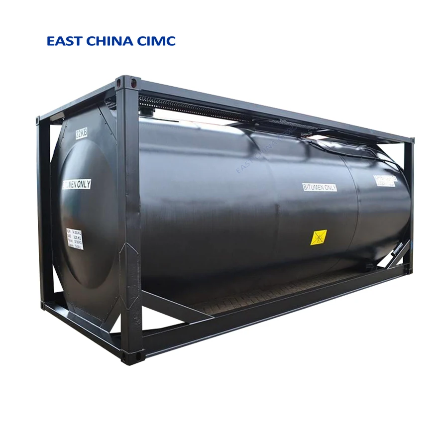 Factory Price 26000 Liters 20 FT Bitumen Tank Container For Asphalt Transport