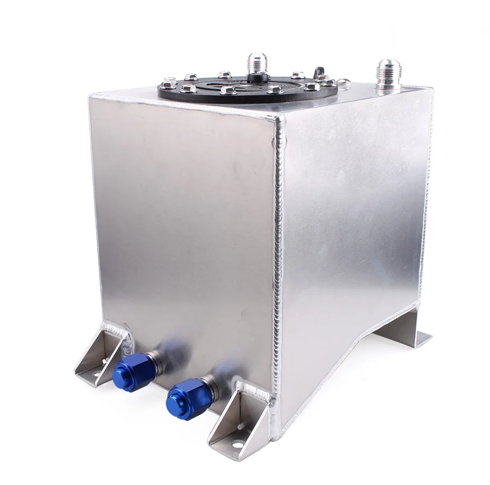 2.5 Gallon 10L Aluminum Race Drift Fuel Cell Tank Fuel Surge Tank With Sender