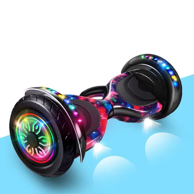10-Inch Dual Wheel Self-Balancing Electric Smart Scooter with LED Technology & Popular Music Car Feature 350W Power