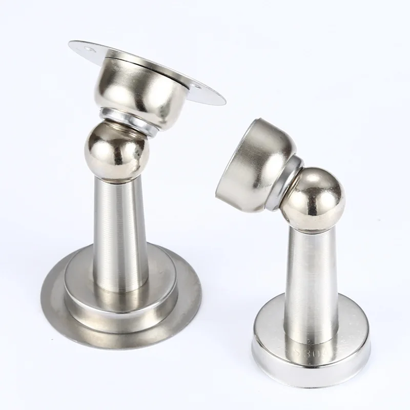 Door Suction Catch Invisible Anti-collision Stainless Steel Magnetic Floor Door stopper