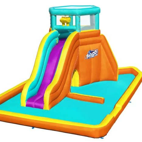 Лидер продаж, лучший 53385 5,65 м x 3,73 м x 2,65 м, детский надувной аквапарк с горкой