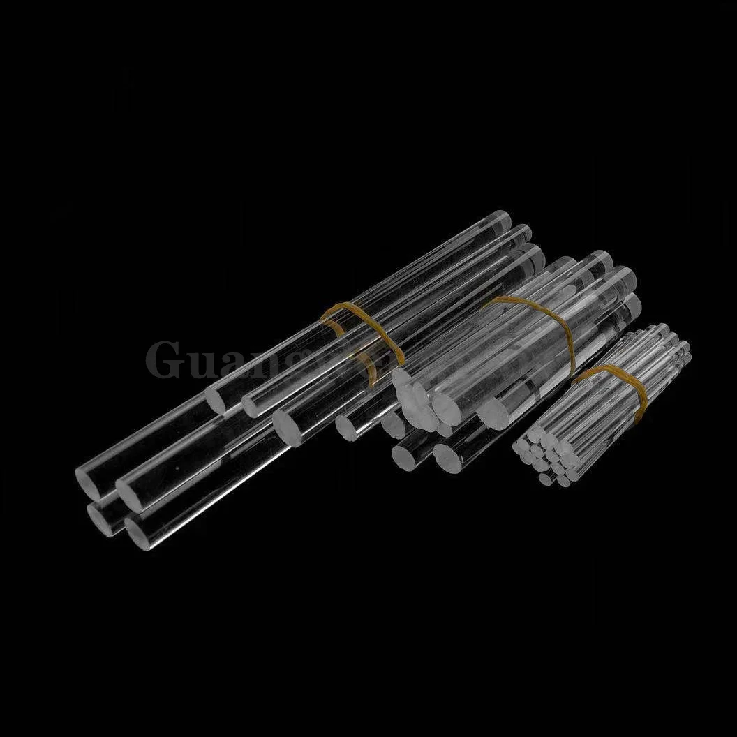 High quality clear capillary quartz rod Quartz Capillary High Temperature Glass Rod Optical Quartz Glass Rod