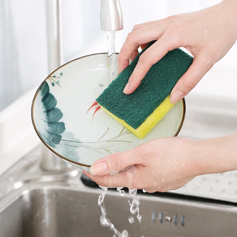 Manufacturer 3 in 1 Kitchen Scources/sponge scrubber kitchen cleaning set