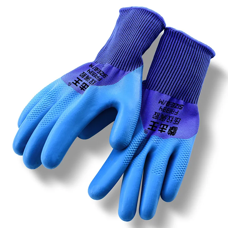 Hot Sale Construction Latex Glove Hand Gardening Gloves Work Safety Gloves in Bulk