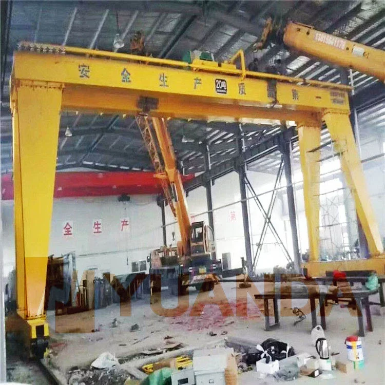 Уличный Электрический подъемник Henan mh модель 5 10 20 тонн т 15 стальной наземный рельсовый трек для путешествий с одной балочкой крюк козловой кран