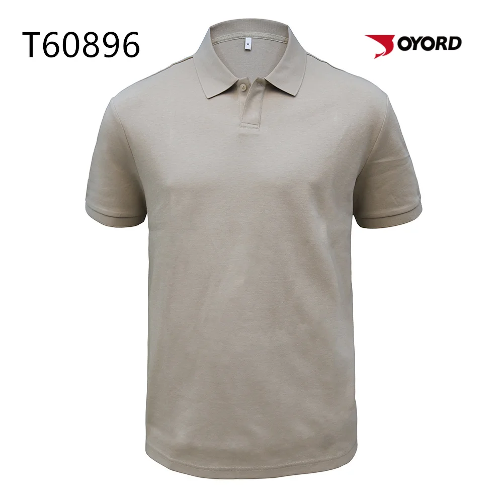High Quality Cotton Casual Uniform Plain Golf Blank Men Pique Polo T Shirts