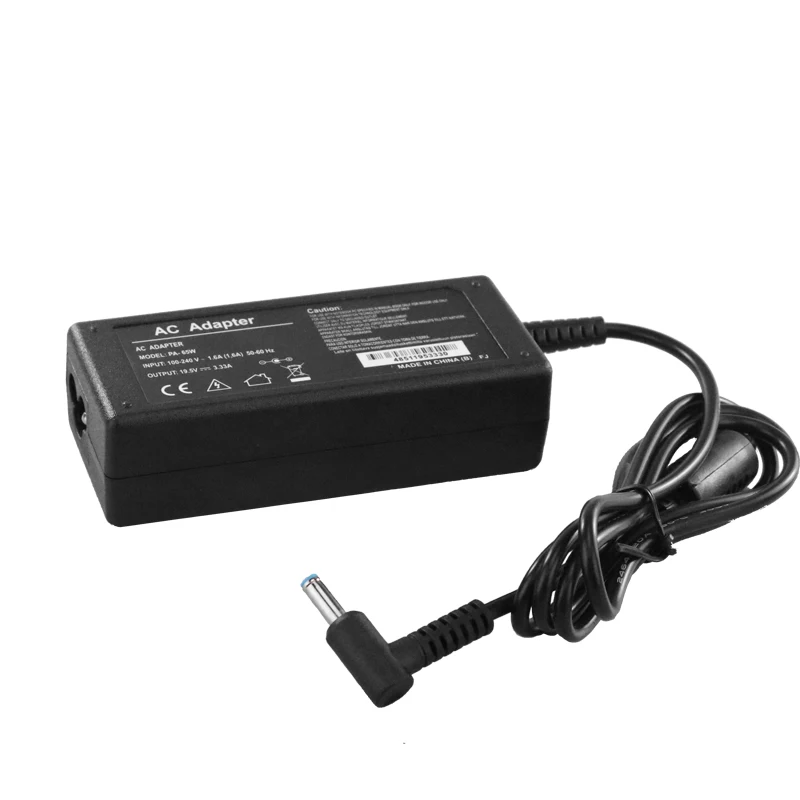 Wholesale AC Adapters Power Supply 65W 19.5V3.33A For HP Laptop Charger with  4.5*3.0mm DC Power Jack Connector