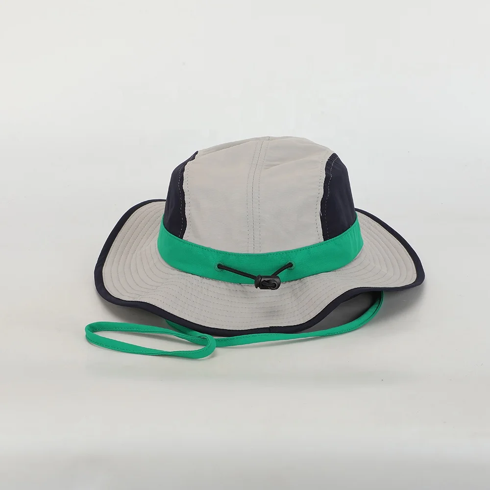 Wholesale High Quality Embroidery Logo Reversible Fisherman Gorras Mens Women Sun Cap Polyester Rope Custom Summer Bucket Hat