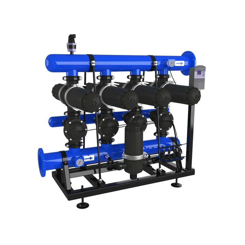 
4' Inch four- in-one Irrigation Systems Automatic Backwash Water Disc Filter 